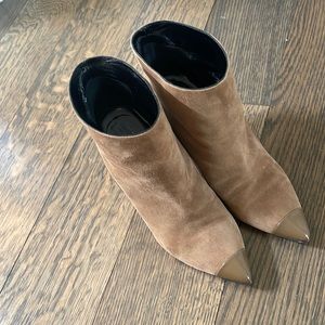 Pierre Hardy leather and suede boots.